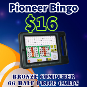 Bronze computer $16 at Pioneer Bingo