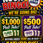Noon Bingo Every saturday